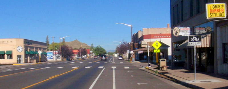 Downtown Del Norte, Colorado.